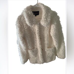 Ambiance white teddy coat